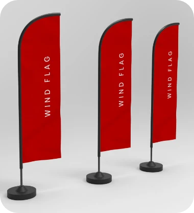 Angled Flags Banners 1