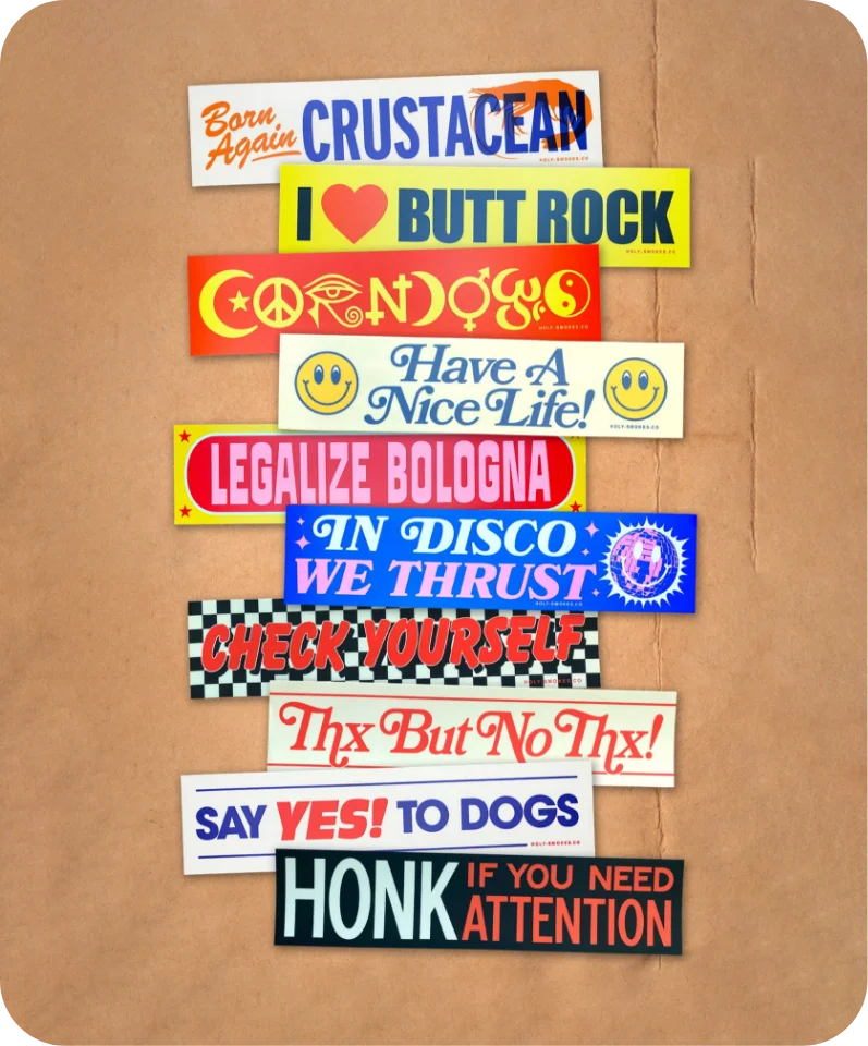 Custom Bumper Stickers 1