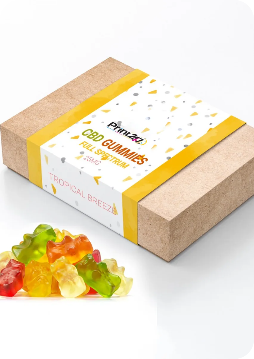 Custom CBD Gummy Packaging 3