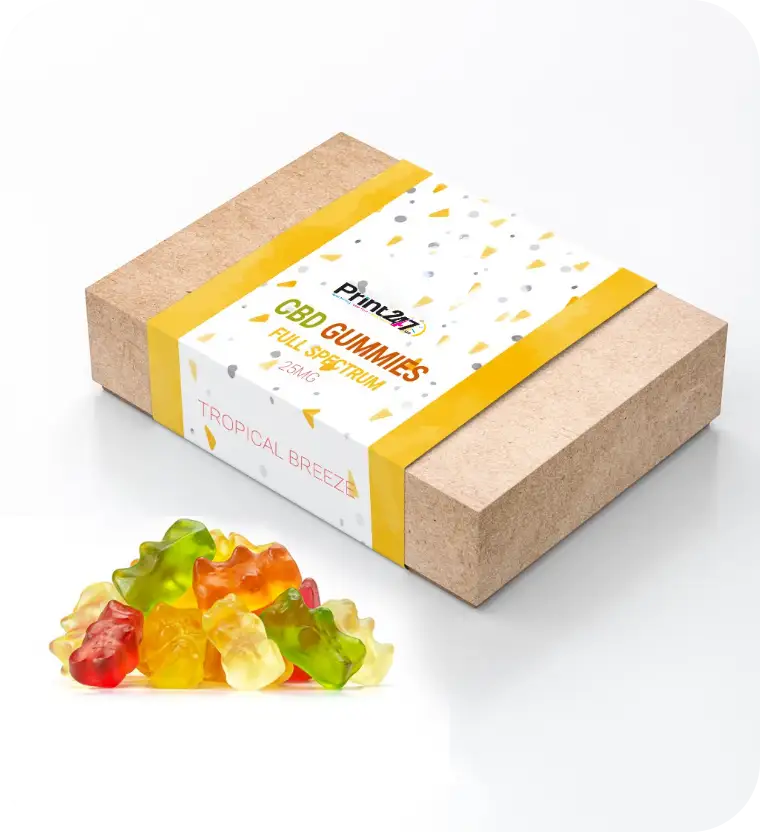 Custom CBD Gummy Packaging 1