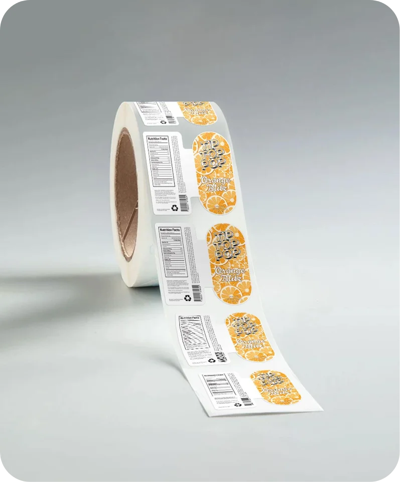 Custom Die Cut Labels 1