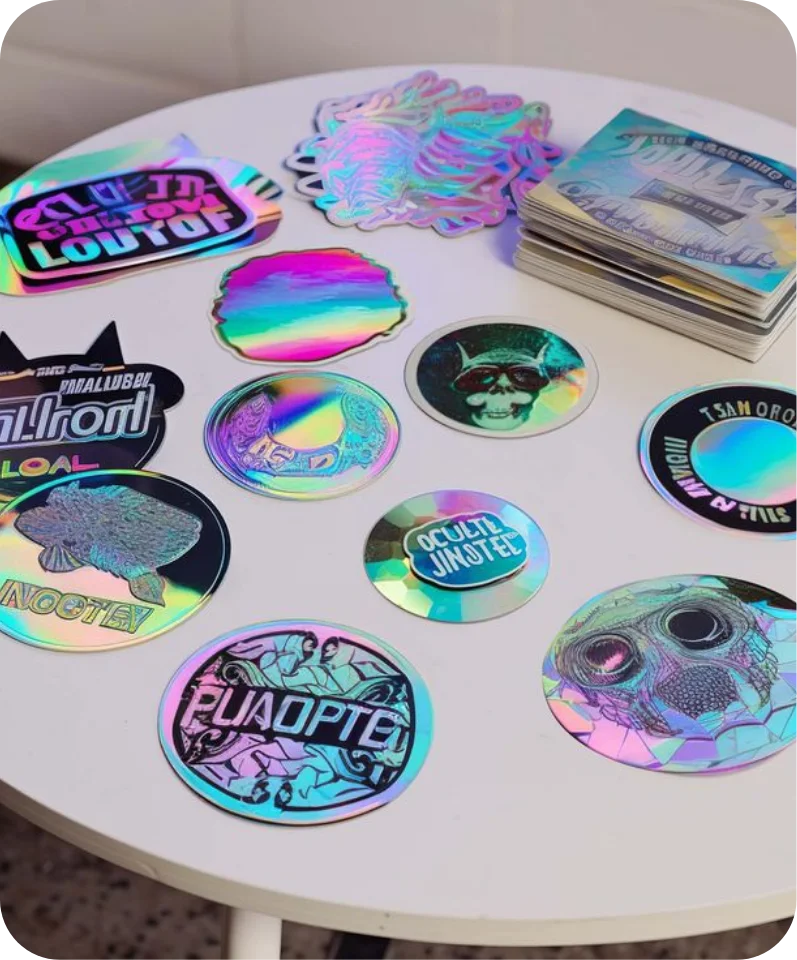 Custom Holographic Stickers 1