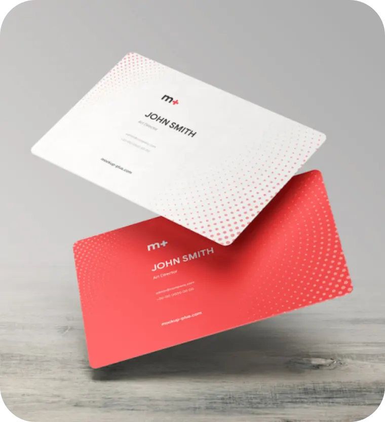 Round Corner Business Card 1